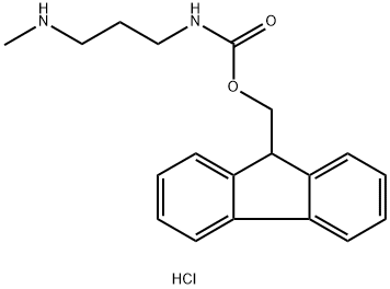 N-FMoc-3-MethylaMino propylaMine HCl Struktur