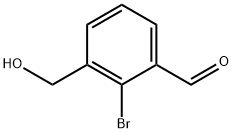 2-BROMO-3-(HYDROXYMETHYL)BENZALDEHYDE Struktur