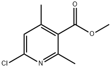 Methyl 6-chloro-2,4-diMethylnicotinate Struktur