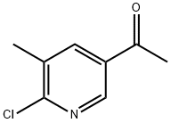 1-(6-Chloro-5-Methylpyridin-3-yl)ethanone Struktur