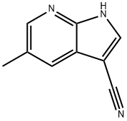 3-Cyano-5-Methyl-7-azaindole Struktur