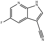 3-Cyano-5-fluoro-7-azaindole Struktur