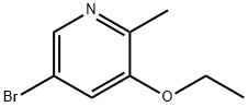 5-BroMo-3-ethoxy-2-Methyl-pyridine Struktur