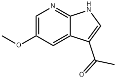 3-Acetyl-5-Methoxy-7-azaindole Struktur