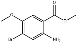 2-AMino-4-broMo-5-Methoxy-benzoic acid Methyl ester Struktur