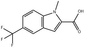 1-Methyl-5-trifluoroMethyl-1H-indole-2-carboxylic acid Struktur