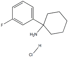 1-(3-Fluorophenyl)-cyclohexanaMine HCl Struktur