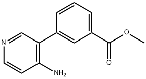 Methyl 3-(4-aMinopyridin-3-yl)benzoate Struktur