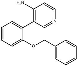 3-(2-(benzyloxy)phenyl)pyridin-4-aMine Struktur