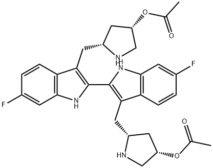 Difluoro-Biindolylpyrrolidine acetate