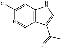 3-Acetyl-6-chloro-5-azaindole Struktur