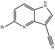 5-BroMo-3-cyano-4-azaindole Struktur