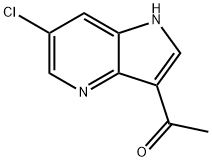 3-Acetyl-6-chloro-4-azaindole Struktur