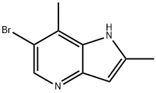 6-BroMo-2,7-diMethyl-4-azaindole Struktur