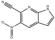 6-Cyano-5-nitro-7-azaindole Struktur