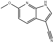 3-Cyano-6-Methoxy-7-azaindole Struktur