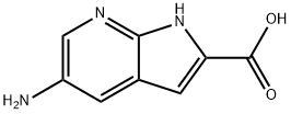 5-AMino-7-azaindole-2-carboxylic acid Struktur