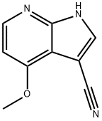 3-Cyano-4-Methoxy-7-azaindole Struktur