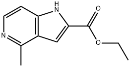 4-Methyl-5-azaindole-2-carboxylic acid ethyl ester Struktur