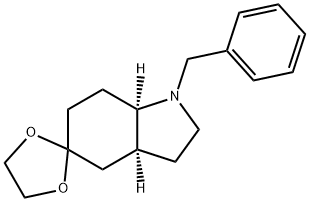 (3A'S,7A'R)-1'-BENZYLOCTAHYDROSPIRO[[1,3]DIOXOLANE-2,5'-INDOLE] Struktur