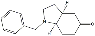 (3aS,7aR)-1-benzylhexahydro-1H-indol-5(6H)-one Struktur