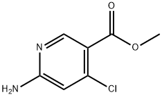 Methyl 6-aMino-4-chloronicotinate Struktur