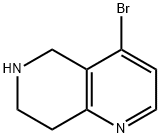 4-broMo-5,6,7,8-tetrahydro-1,6-naphthyridine Struktur