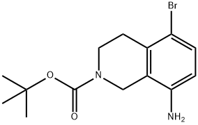 2-Boc-5-broMo-1,2,3,4-tetrahydroisoquinolin-8-aMine|2-BOC-5-溴-1,2,3,4-四氫異喹啉-8-胺