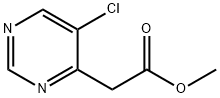 Methyl 2-(5-chloropyrimidin-4-yl)acetate Struktur