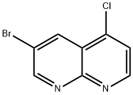 3-BroMo-5-chloro-1,8-naphthyridine Structure