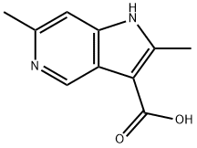 2,6-DiMethyl-5-azaindole-3-carboxylic acid Struktur