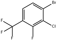 4-BroMo-3-chloro-2-fluorobenzotrifluoride Struktur