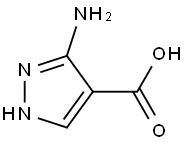 3-aMino-1H-pyrazole-4-carboxylic acid Struktur