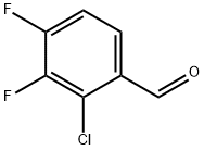 2-Chloro-3,4-difluorobenzaldehyde Struktur