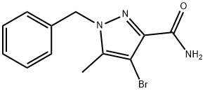 1-Benzyl-4-bromo-5-methyl-1H-pyrazole-3-carboxamide|1-BENZYL-4-BROMO-5-METHYL-1H-PYRAZOLE-3-CARBOXAMIDE