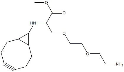 N-(1R,8S,9s)-Bicyclo[6.1.0]non-4-yn-9-ylMethyloxycarbonyl-1,8-diaMino-3,6-dioxaoctane Struktur