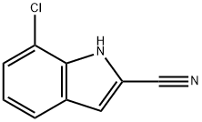 7-Chloro-1H-indole-2-carbonitrile Struktur