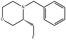 Morpholine, 3-(fluoroMethyl)-4-(phenylMethyl)-, (3S)- Struktur