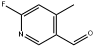 6-FLUORO-4-METHYLNICOTINALDEHYDE Struktur