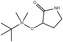 3-(tert-Butyldimethylsilyloxy)pyrrolidin-2-one Struktur