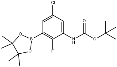 CarbaMic acid, N-[5-chloro-2-fluoro-3-(4,4,5,5-tetraMethyl-1,3,2-dioxaborolan-2-yl)phenyl]-, 1,1-diMethylethyl ester