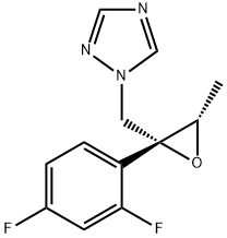 1. 1-(((2R, 3S)-2-(2,4-difluorophenyl)-3-Methyloxiran-2-yl) Methyl)-1H-1,2,4-triazole Struktur