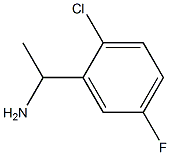 1-(2-CHLORO-5-FLUOROPHENYL)ETHYLAMINE Struktur