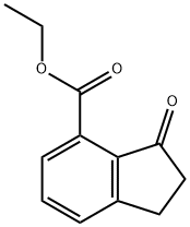 ethyl 3-oxo-2,3-dihydro-1H-indene-4-carboxylate Struktur