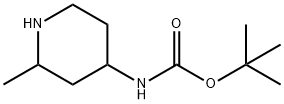 tert-butyl (2-Methylpiperidin-4-yl)carbaMate Struktur