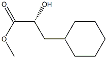 (R)-Methyl 2-hydroxy-3-cyclohexylpropanoate Struktur