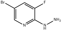 (5-BroMo-3-fluoro-pyridin-2-yl)-hydrazine Struktur