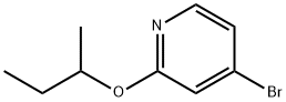 4-broMo-2-sec-butoxypyridine Struktur