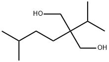 2-Isopentyl-2-isopropylpropane-1,3-diol Struktur