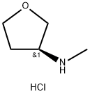 (S)-3-MethylaMino-tetrahydrofuran hydrochloride Struktur